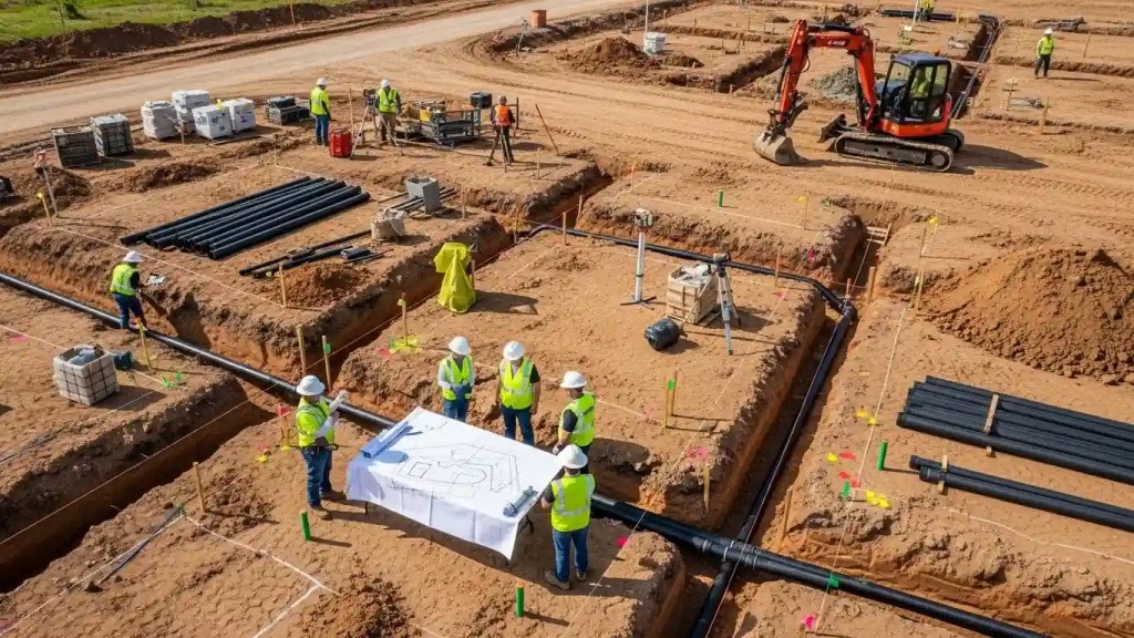 grading and site preparation