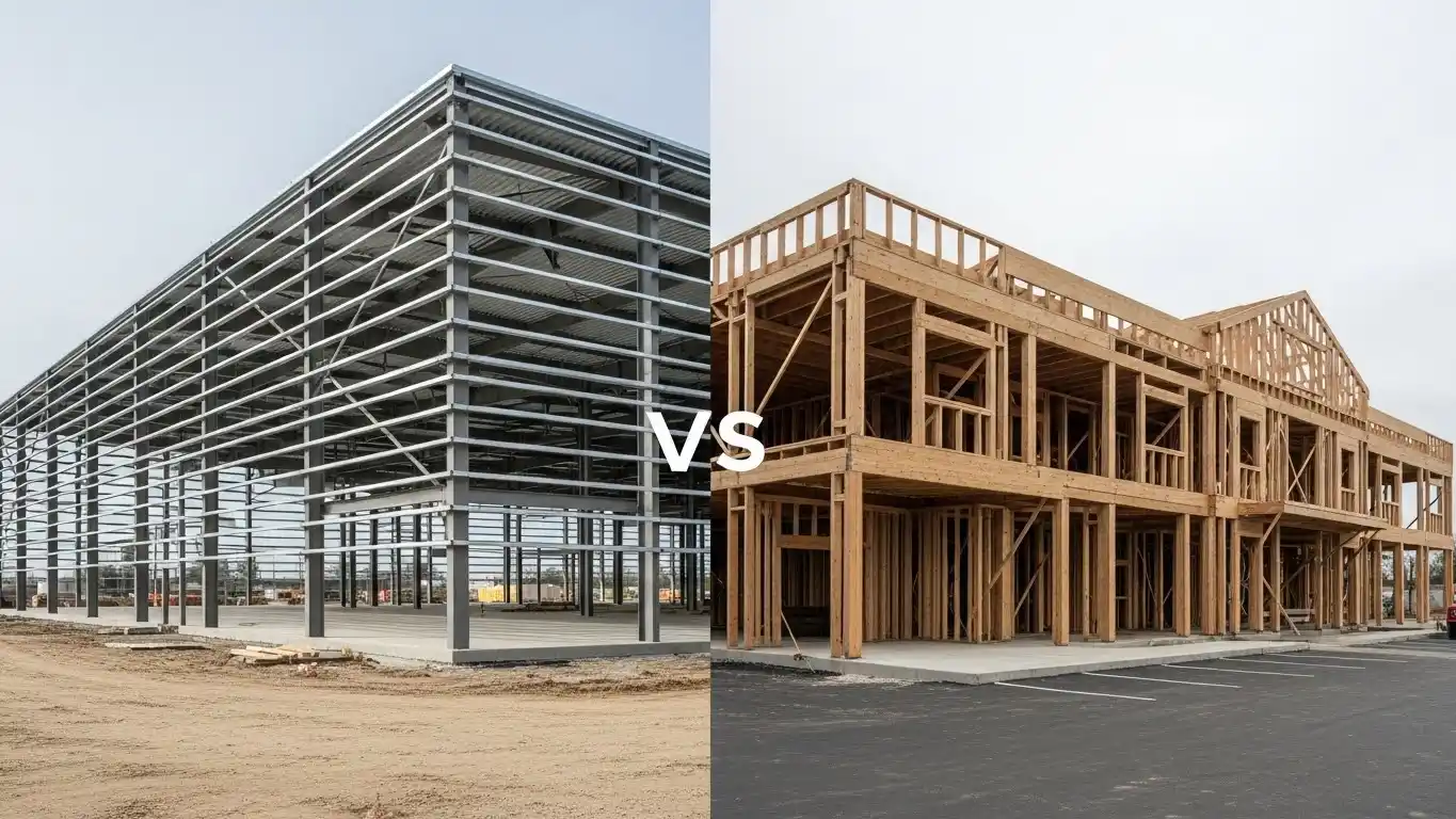 steel frame vs wood frame
