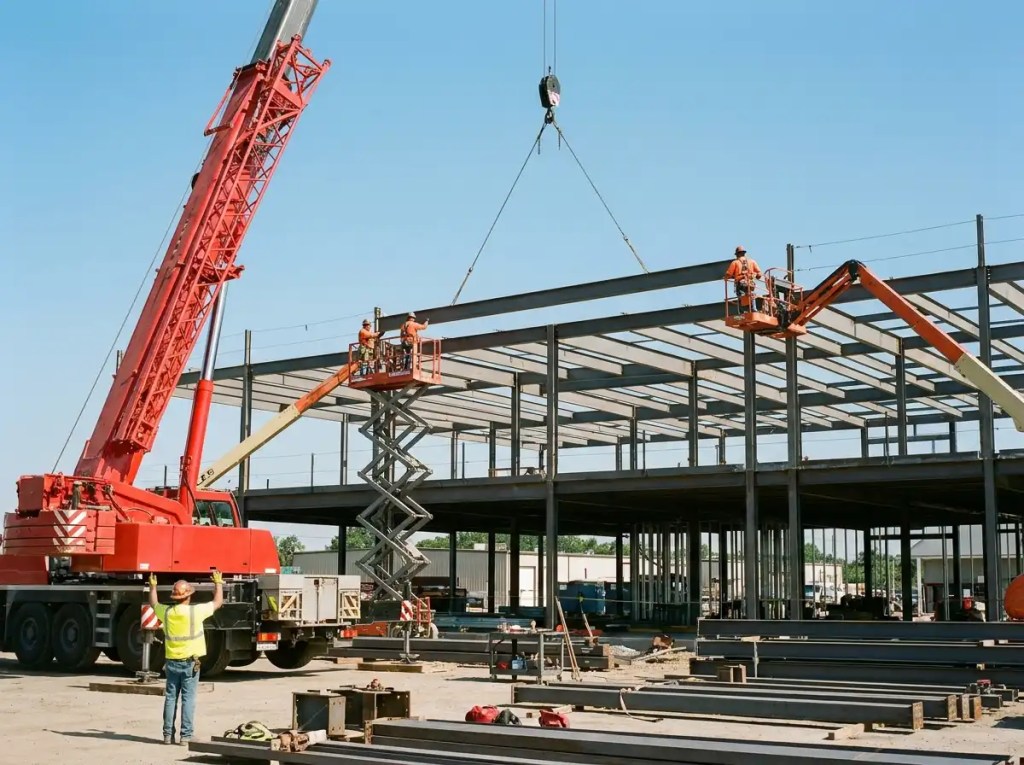 structural steel erection