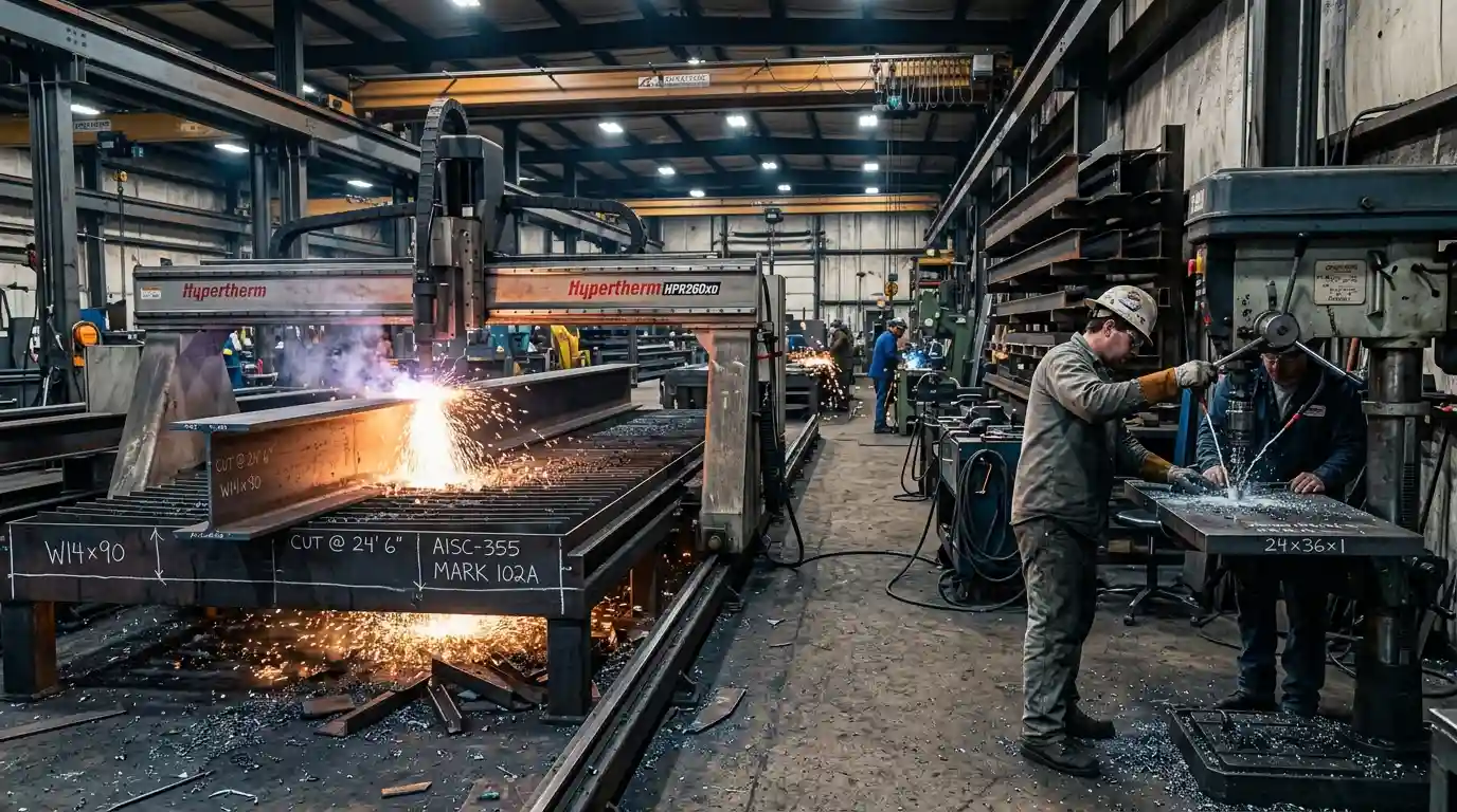 structural steel fabrication