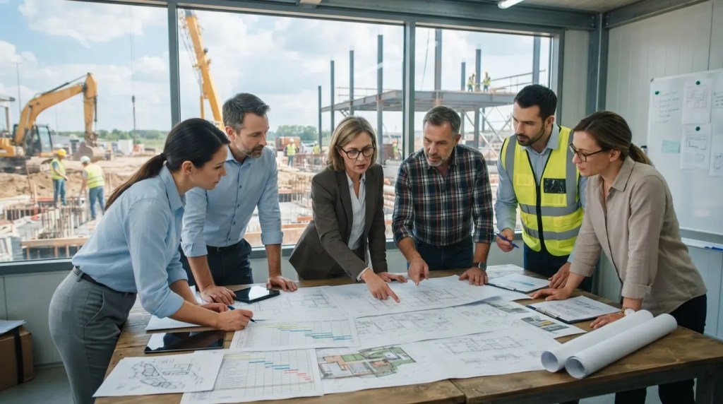 Professionals_reviewing_architec